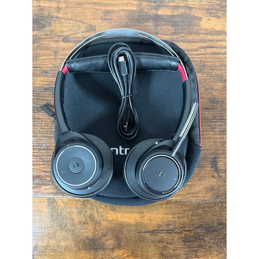 Plantronics Voyager Focus UC B825 Wireless Bluetooth Noise Canceling Headset